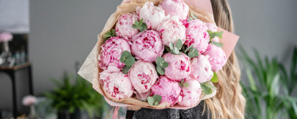 bouquet de pivoines